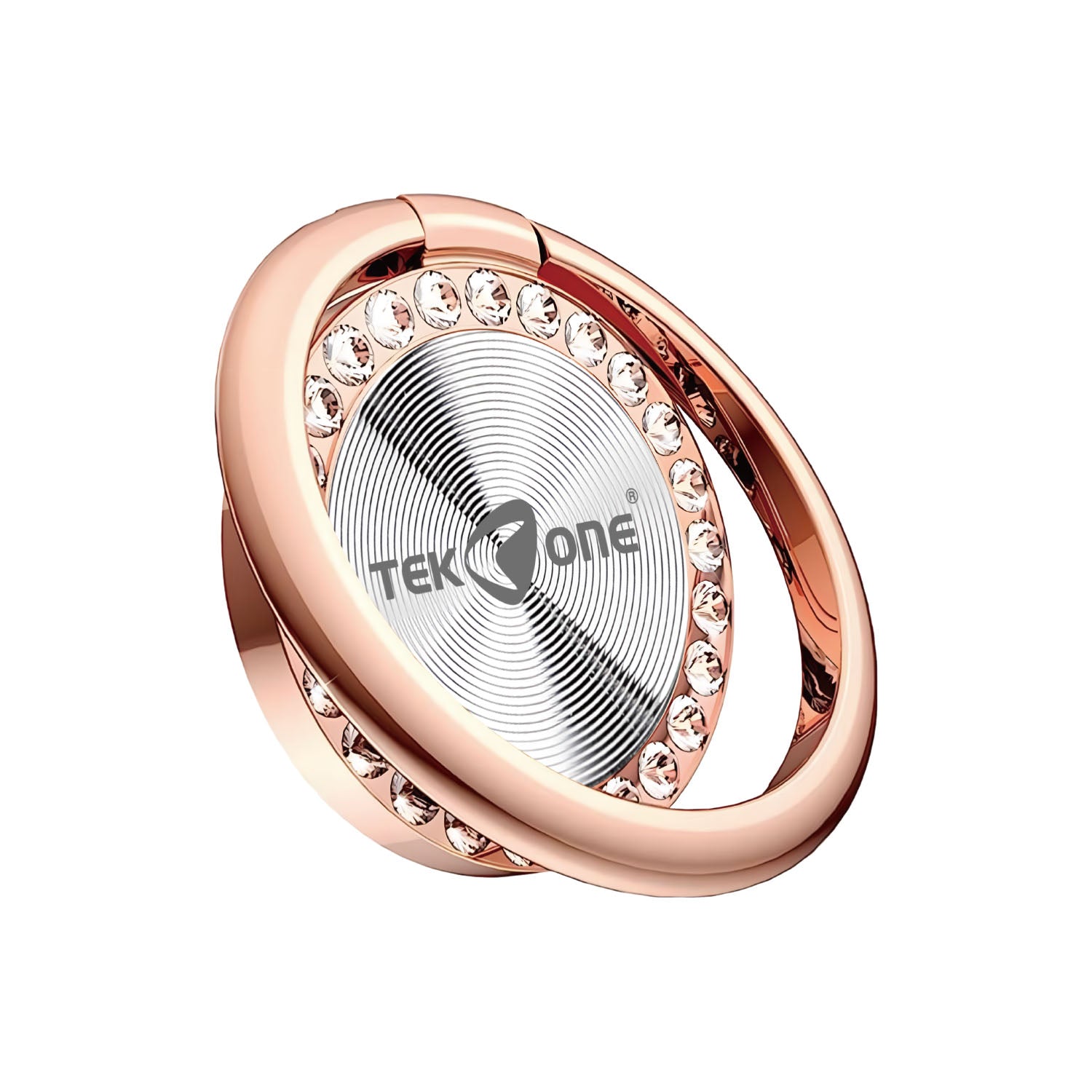 Anello Adesivo TekOne con Cristalli – Elegante e Girevole a 360 Gradi
