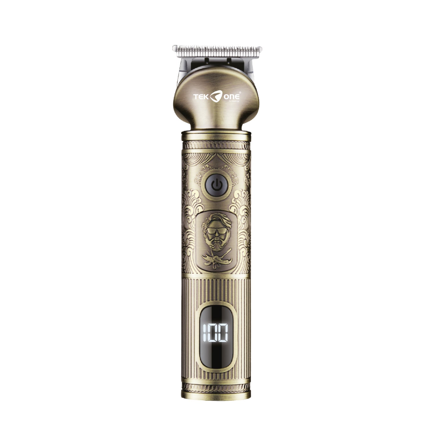Tagliacapelli Ricaricabile TekOne – Design Vintage, 150 Min Autonomia, Ricarica USB