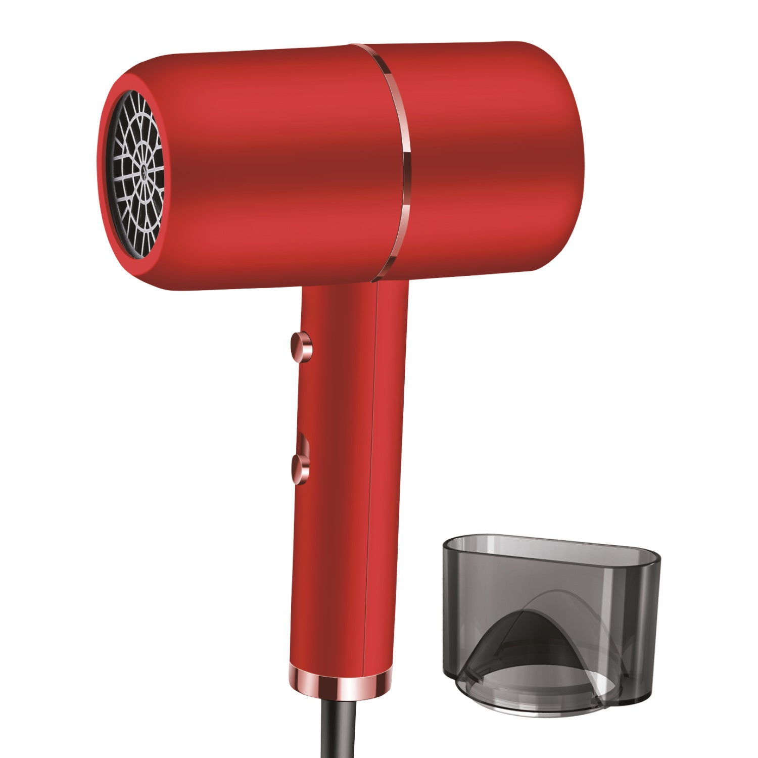 TekOne Asciugacapelli Professionale 3000 Wind Power - Rosso Design