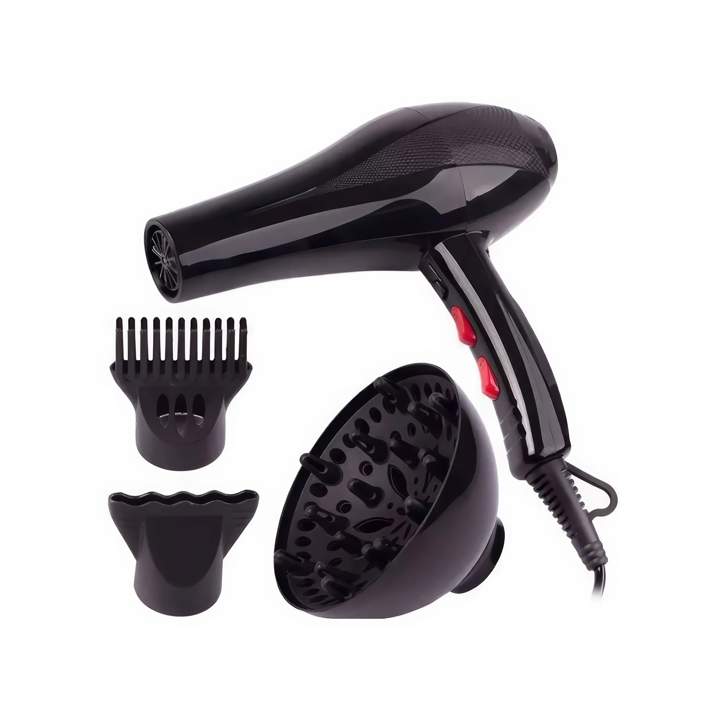 Asciugacapelli Professionale 950W Tekone 6006 con Diffusore e Concentratore