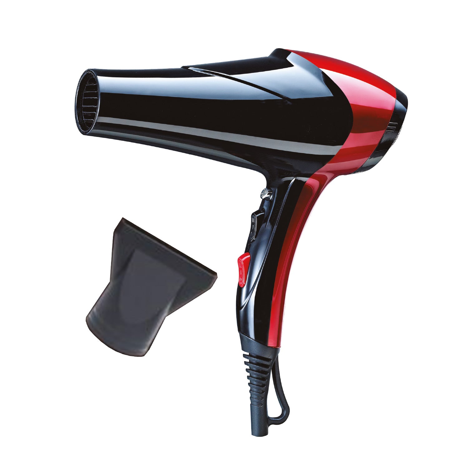 TekOne Asciugacapelli Professionale 2 in 1 - 220V, 50Hz, con Beccuccio