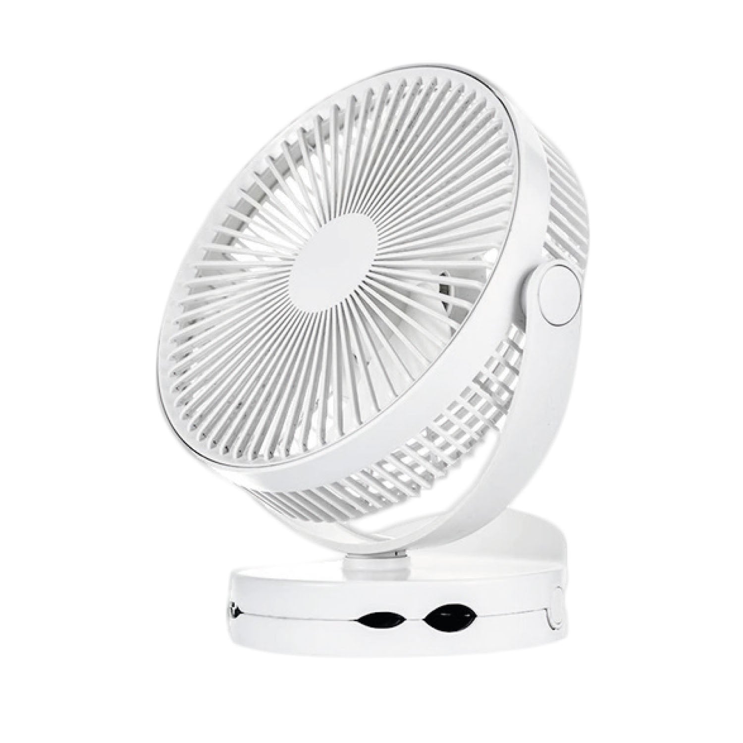 TekOne Mini Ventilatore USB 8" Silenzioso con Morsetto, Rotazione 360° e 2 Velocità – DC 5V Portatile