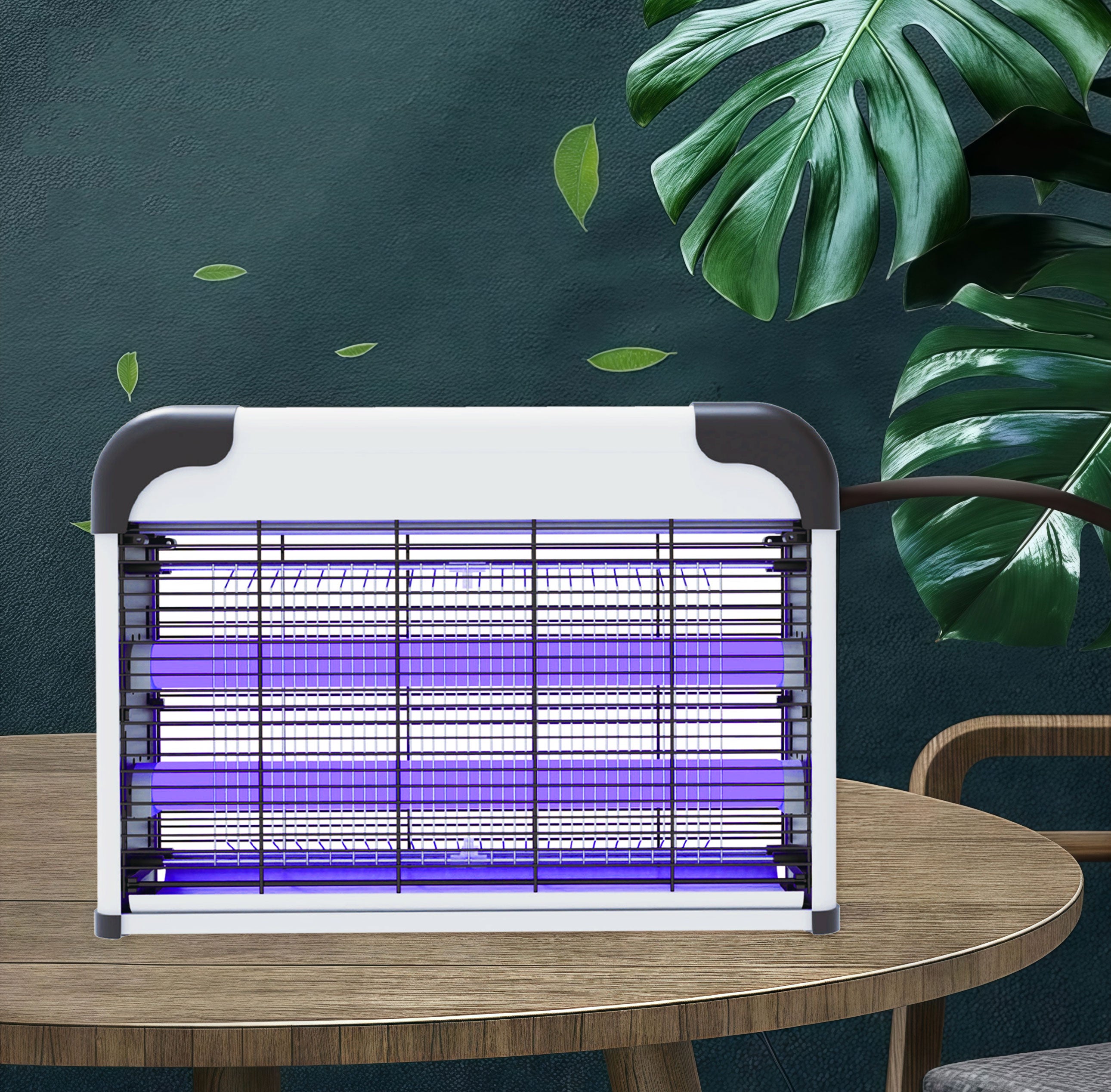 Tekone Lampada Insetticida Elettrica UV 20W per Interni – Raggio d'Azione 30m²