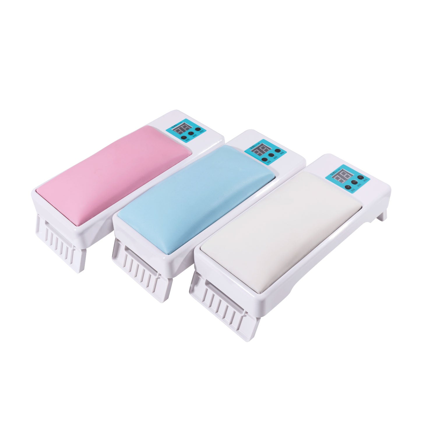 TekOne Lampada UV per Unghie con Bracciolo e Display Digitale - Supporto Pieghevole