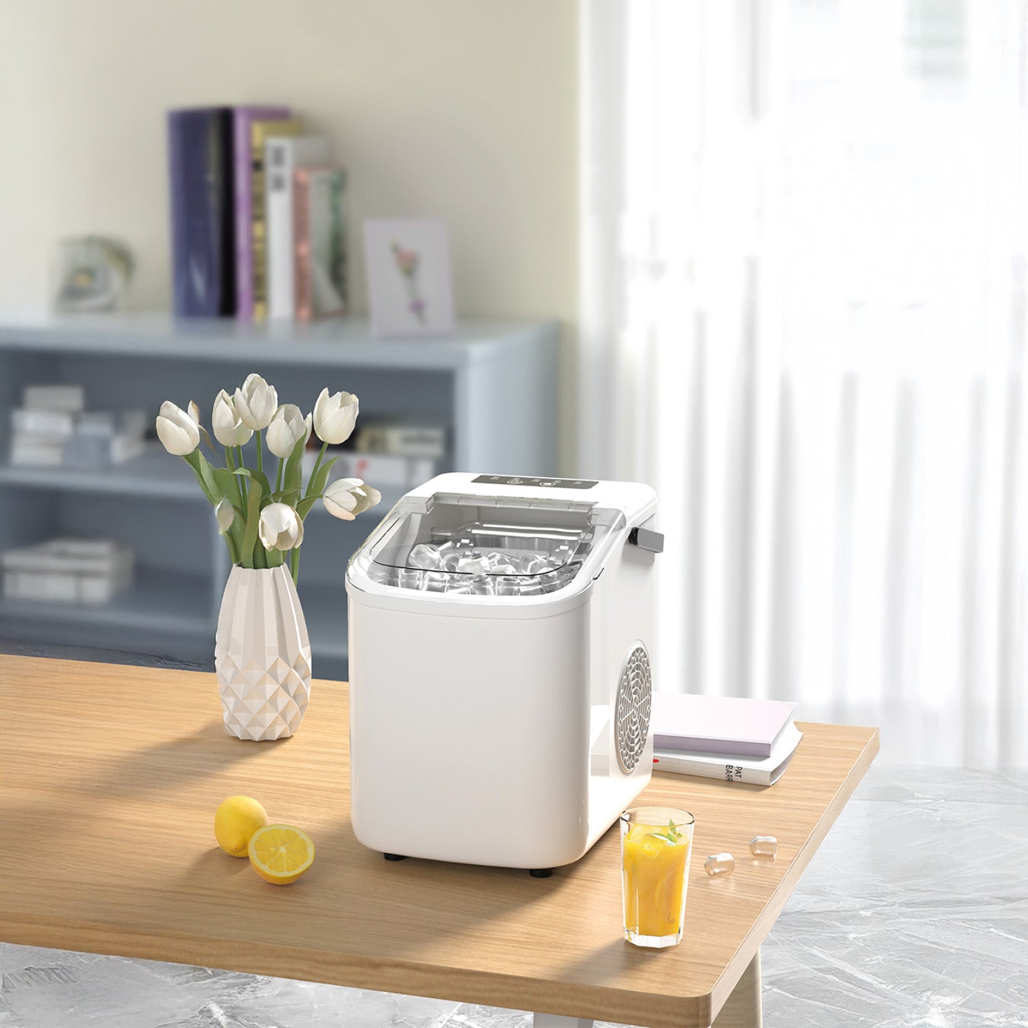 TekOne Macchina del ghiaccio portatile 12kg con autopulizia