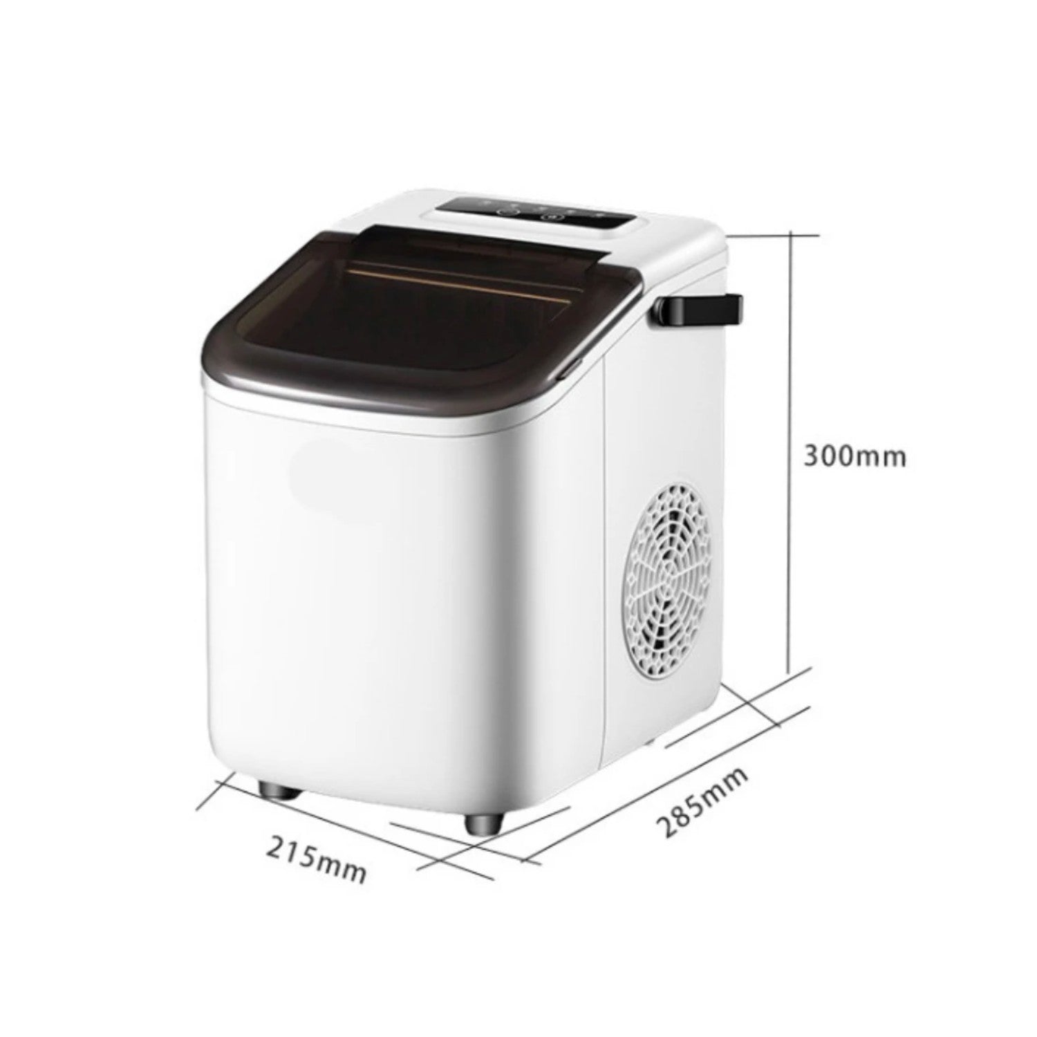 TekOne Macchina del ghiaccio portatile 12kg con autopulizia