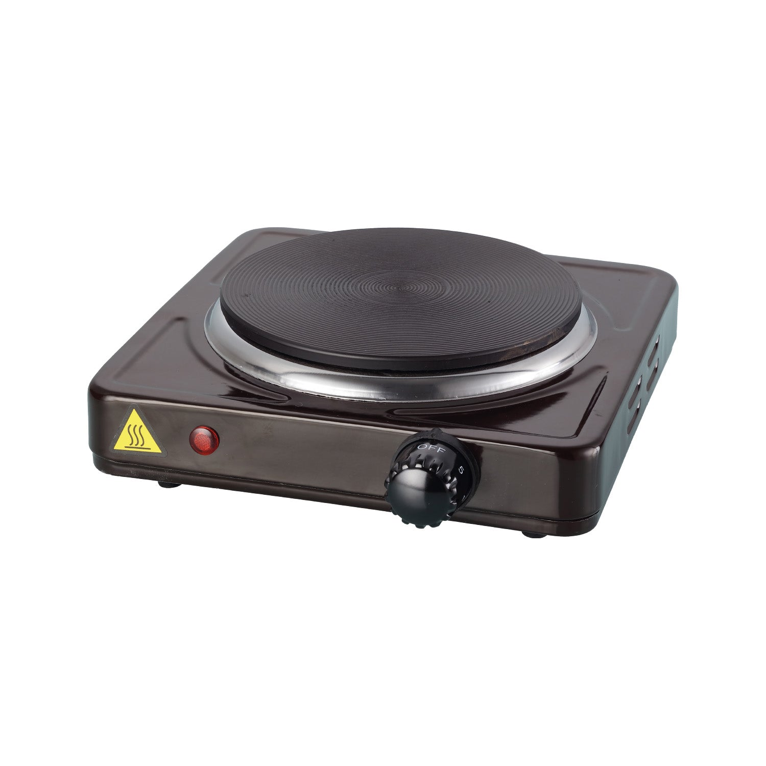 TekOne Fornello elettrico 1000W con piastra in ghisa da 185mm nero