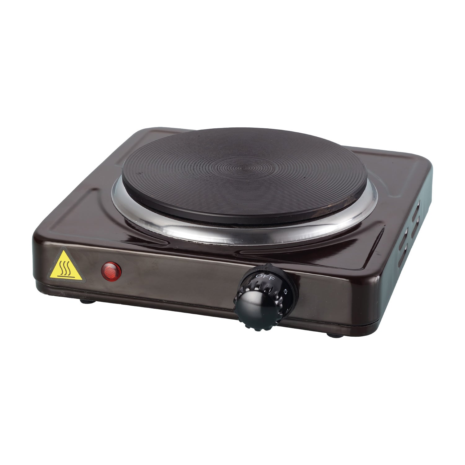 TekOne Fornello elettrico 750W con piastra in ghisa nero