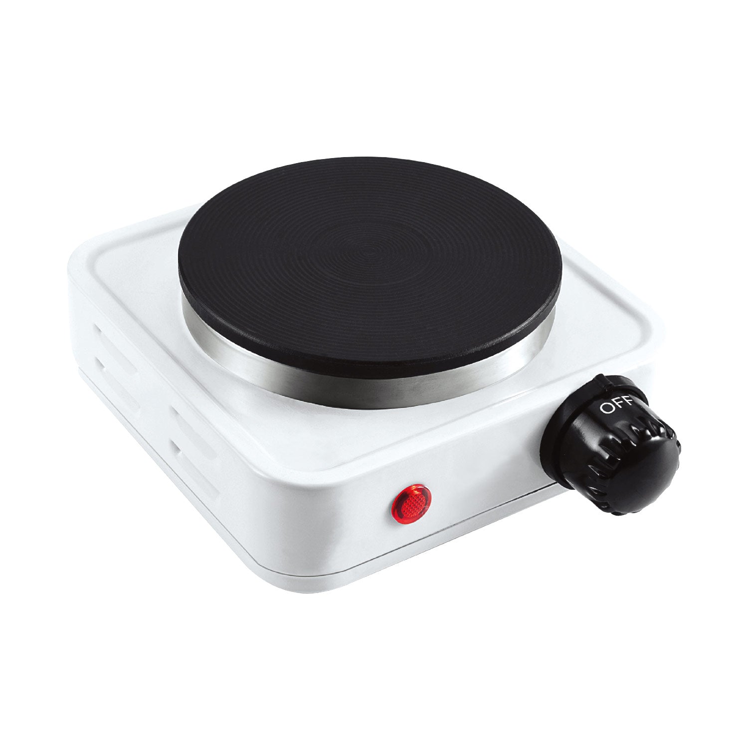 TekOne Fornello elettrico 500W con piastra in ghisa da 100mm bianco