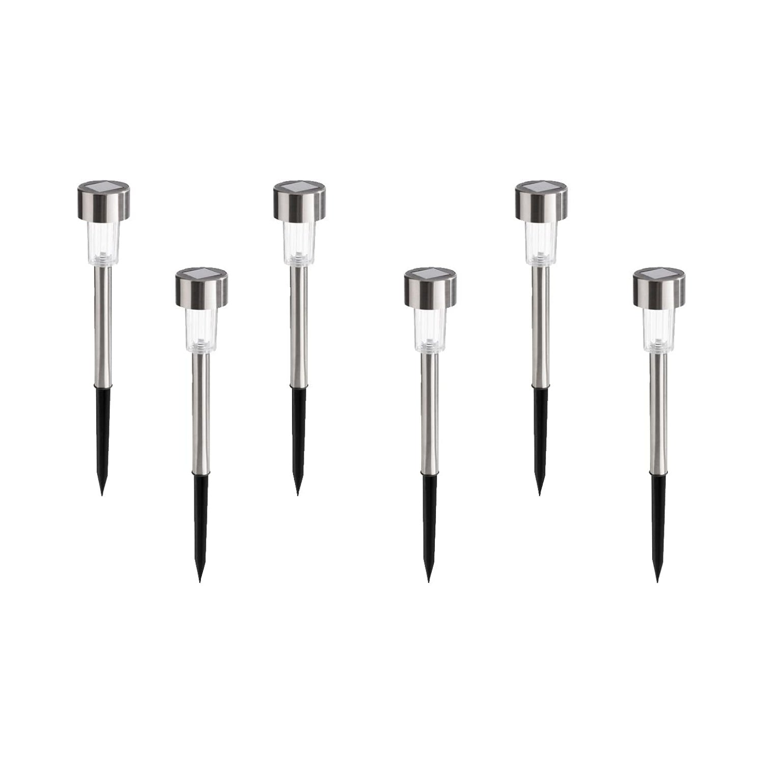 Tekone Set 20 Lampade Solari da Giardino con Picchetto, Luce LED Bianca 4000K per Esterni