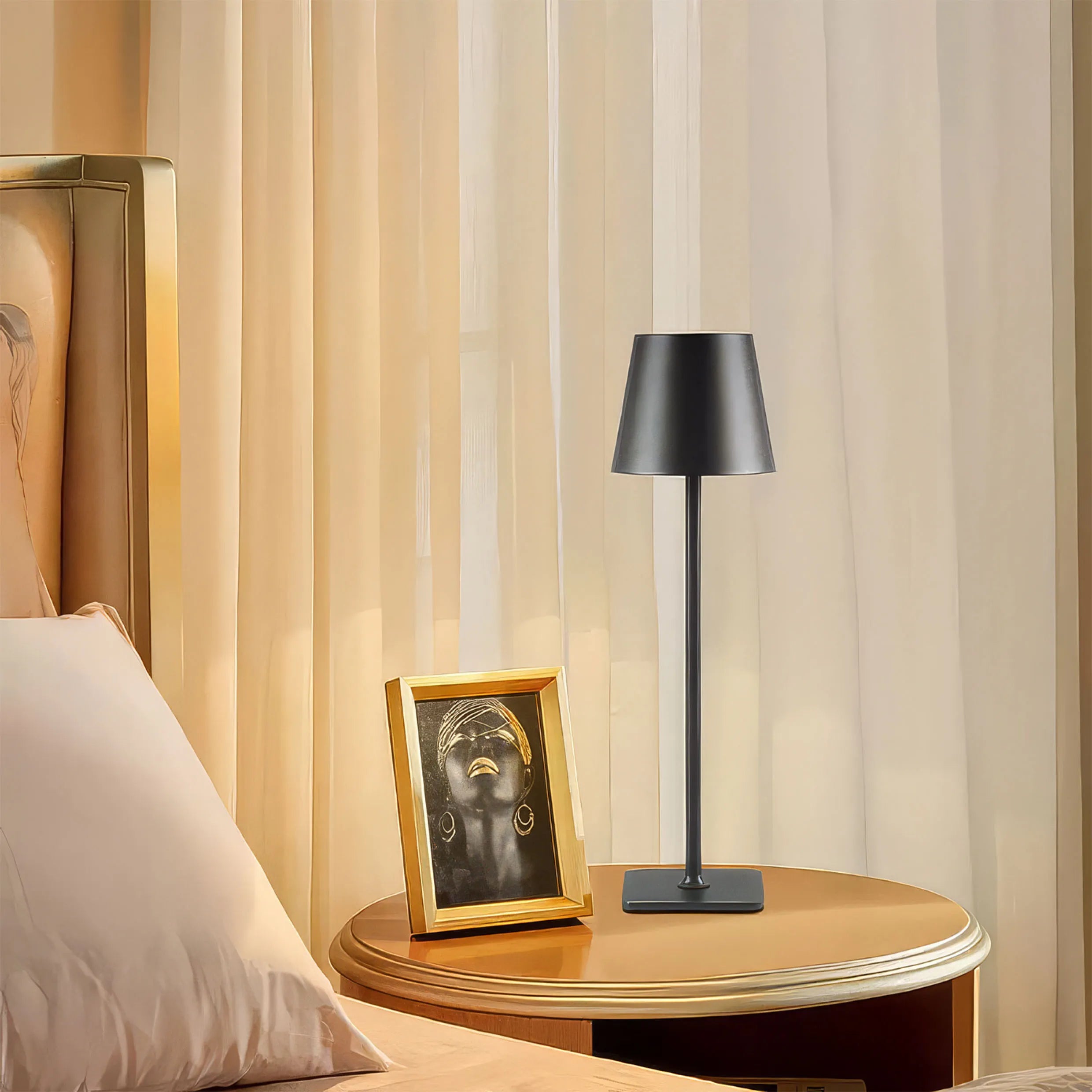 Lampada da Tavolo LED Touch Tekone TO-BL186 - Ricaricabile e Moderna (10x38 cm)