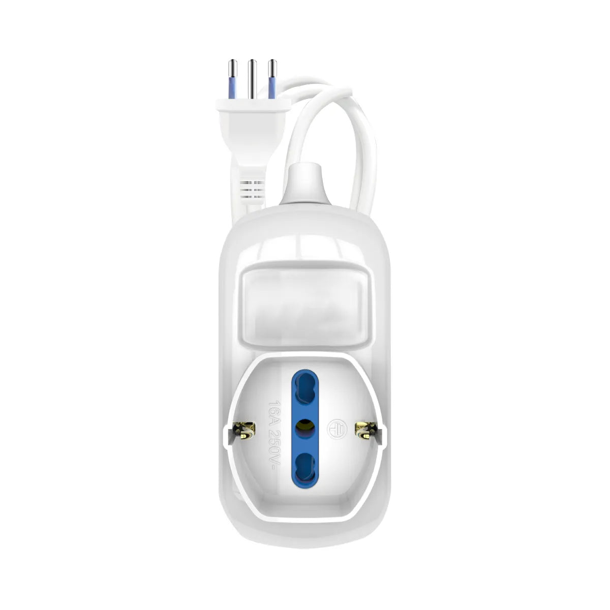 Enerwei Multipresa 3 Uscite Pluristandard | Cavo 1,5 m | Compatta e Potente
