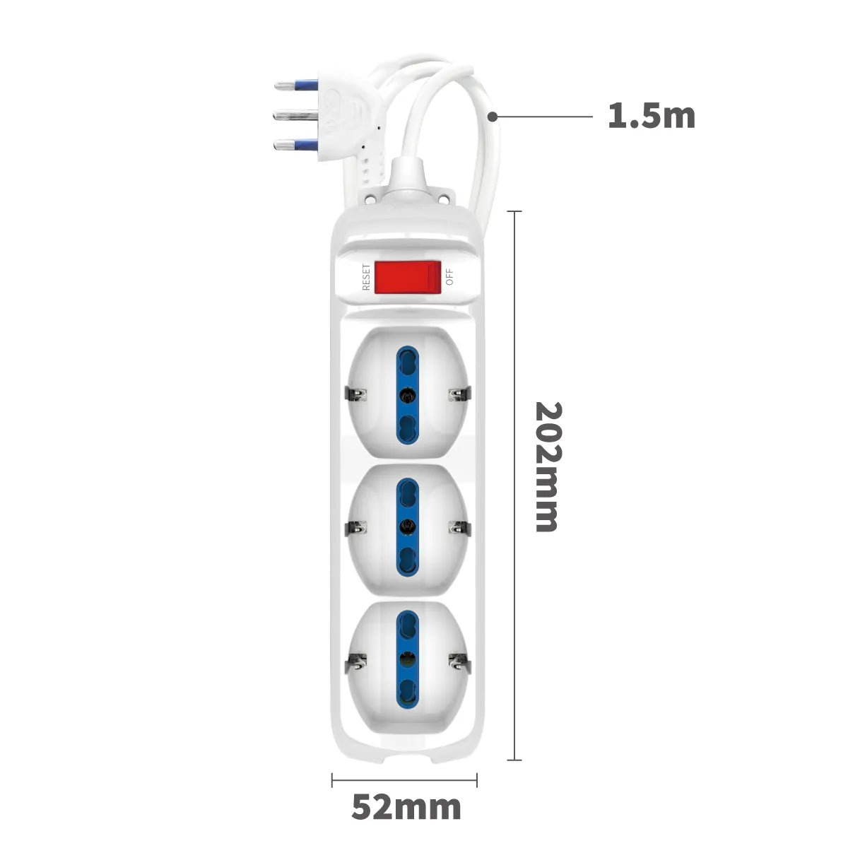 Enerwei Multipresa Pluristandard con Interruttore | 3, 4, 5, 6 Uscite