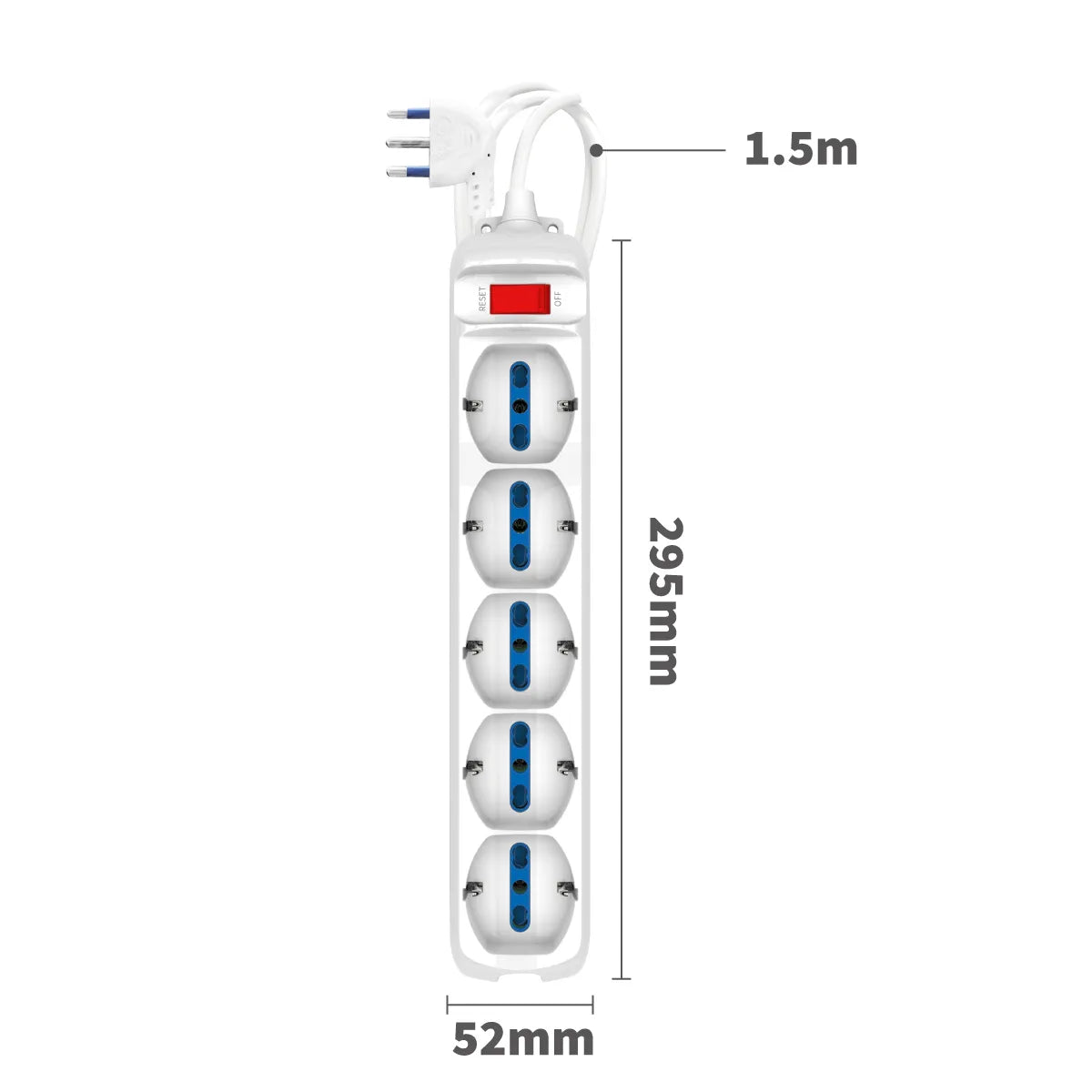 Enerwei Multipresa Pluristandard con Interruttore | 3, 4, 5, 6 Uscite