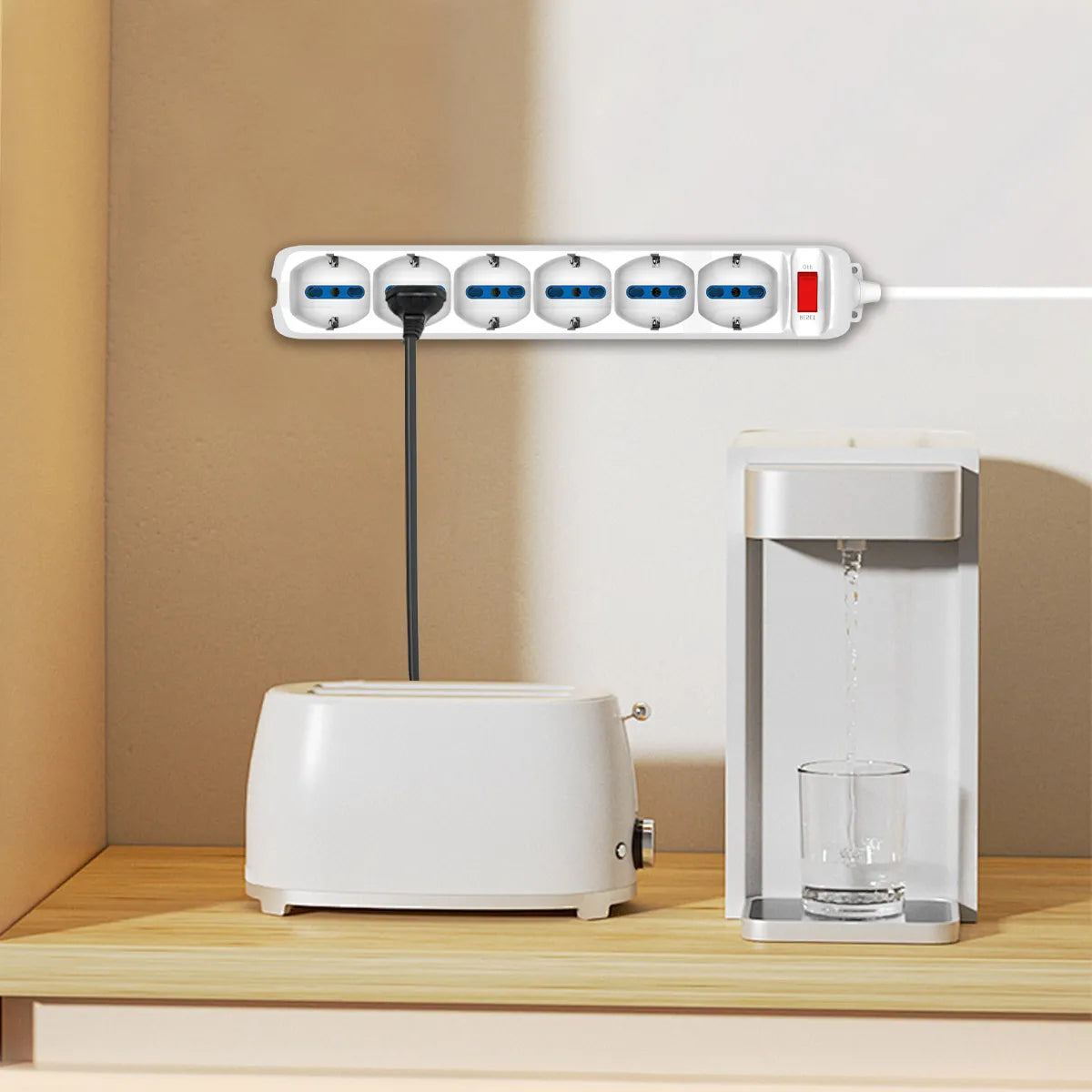 Enerwei Multipresa Pluristandard con Interruttore | 3, 4, 5, 6 Uscite