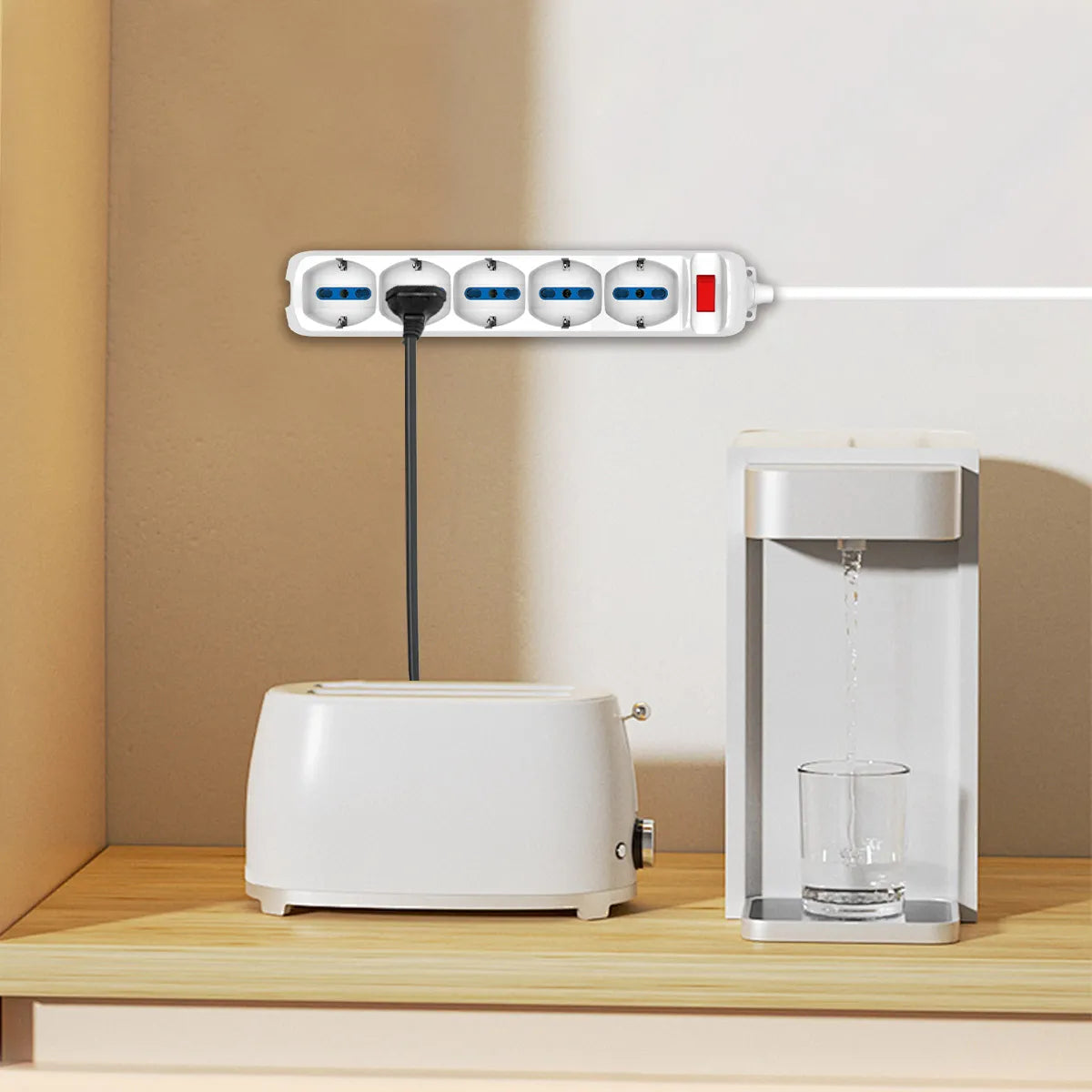 Enerwei Multipresa Pluristandard con Interruttore | 3, 4, 5, 6 Uscite