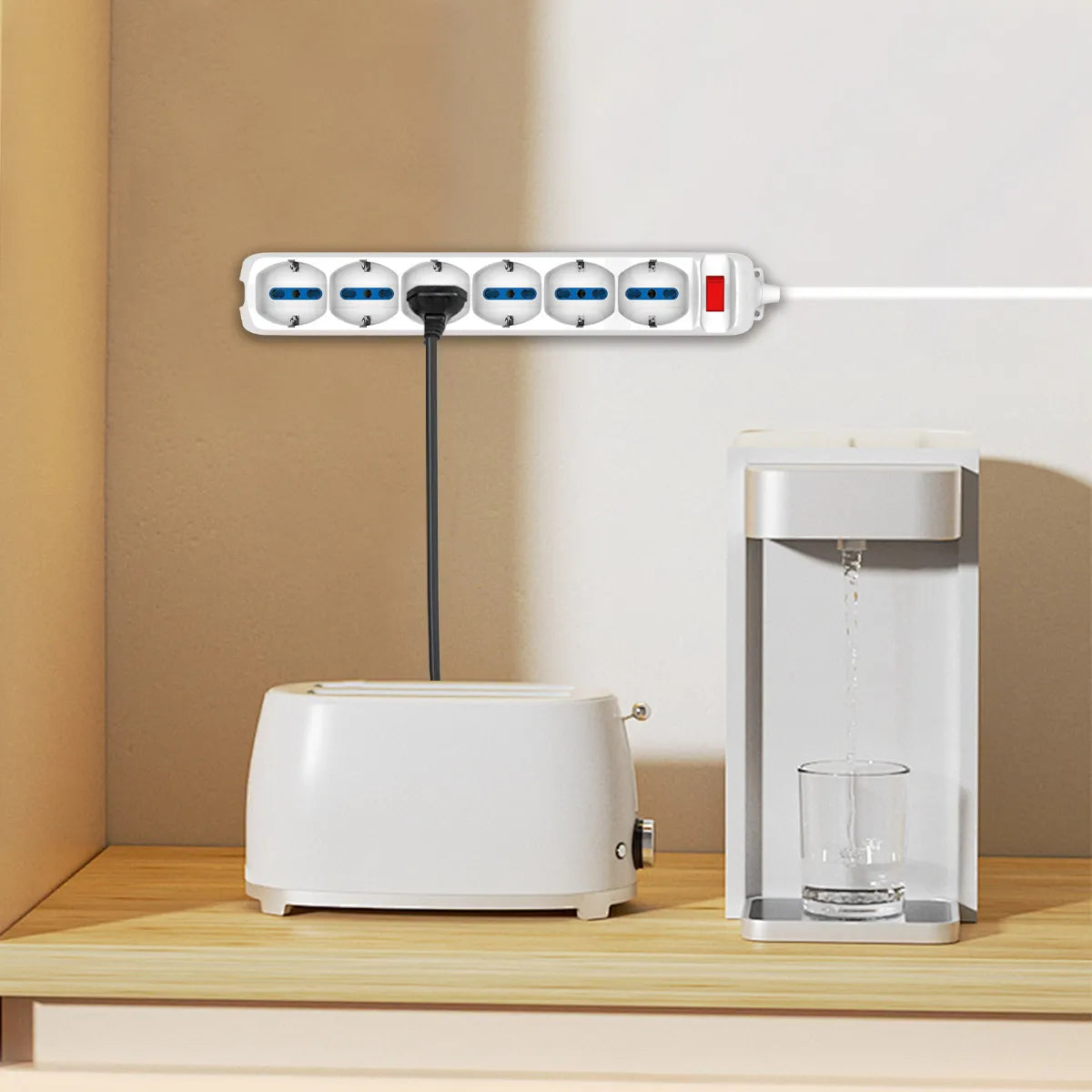 Enerwei Multipresa Pluristandard con Interruttore | 3, 4, 5, 6 Uscite