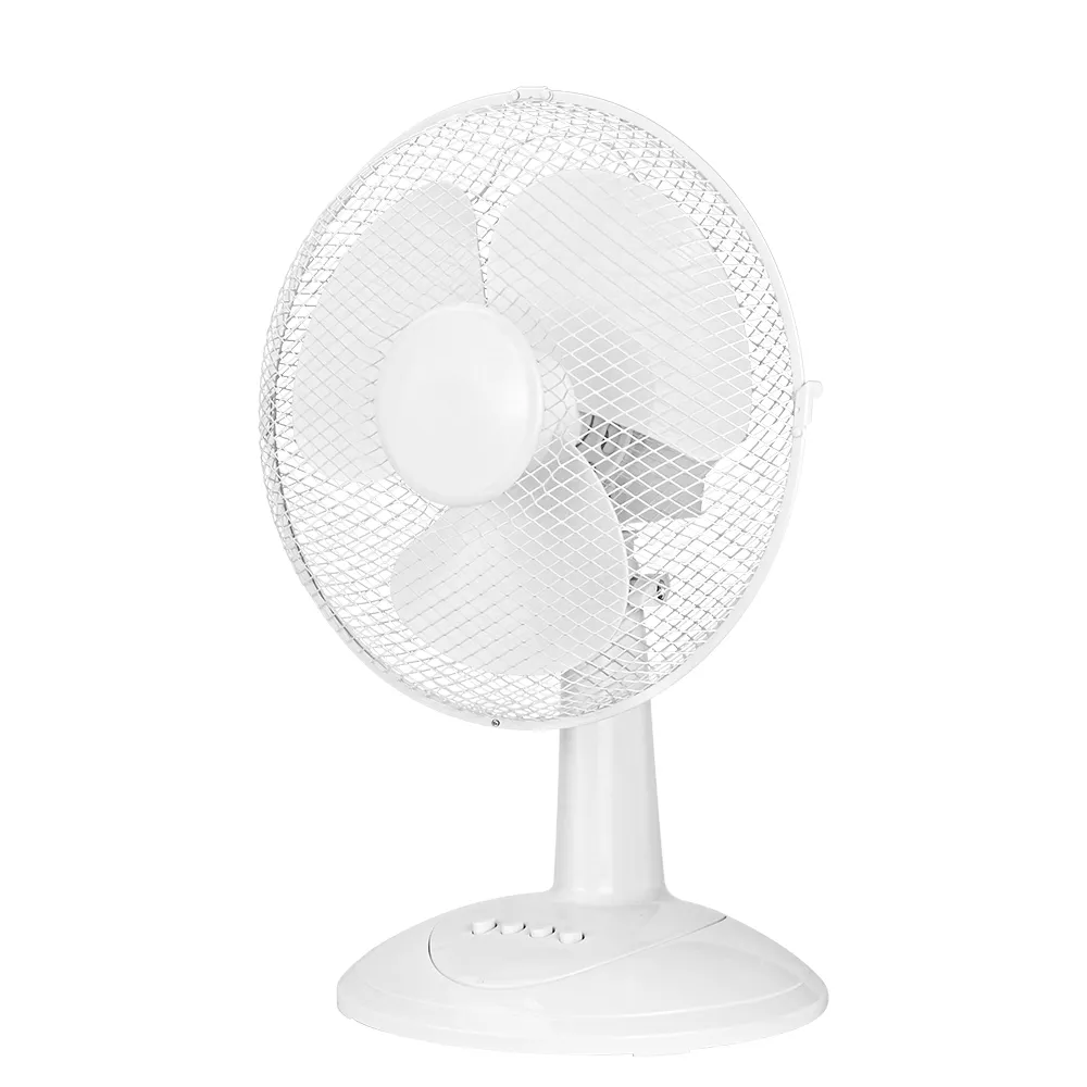 TekOne Ventilatore da Tavolo 40cm con Motore CCA, 3 Velocità e Rete Protettiva – 45W