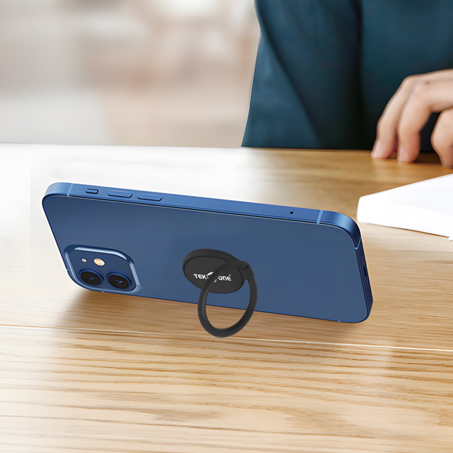 Anello Adesivo TekOne per Smartphone – Rotazione a 360 Gradi