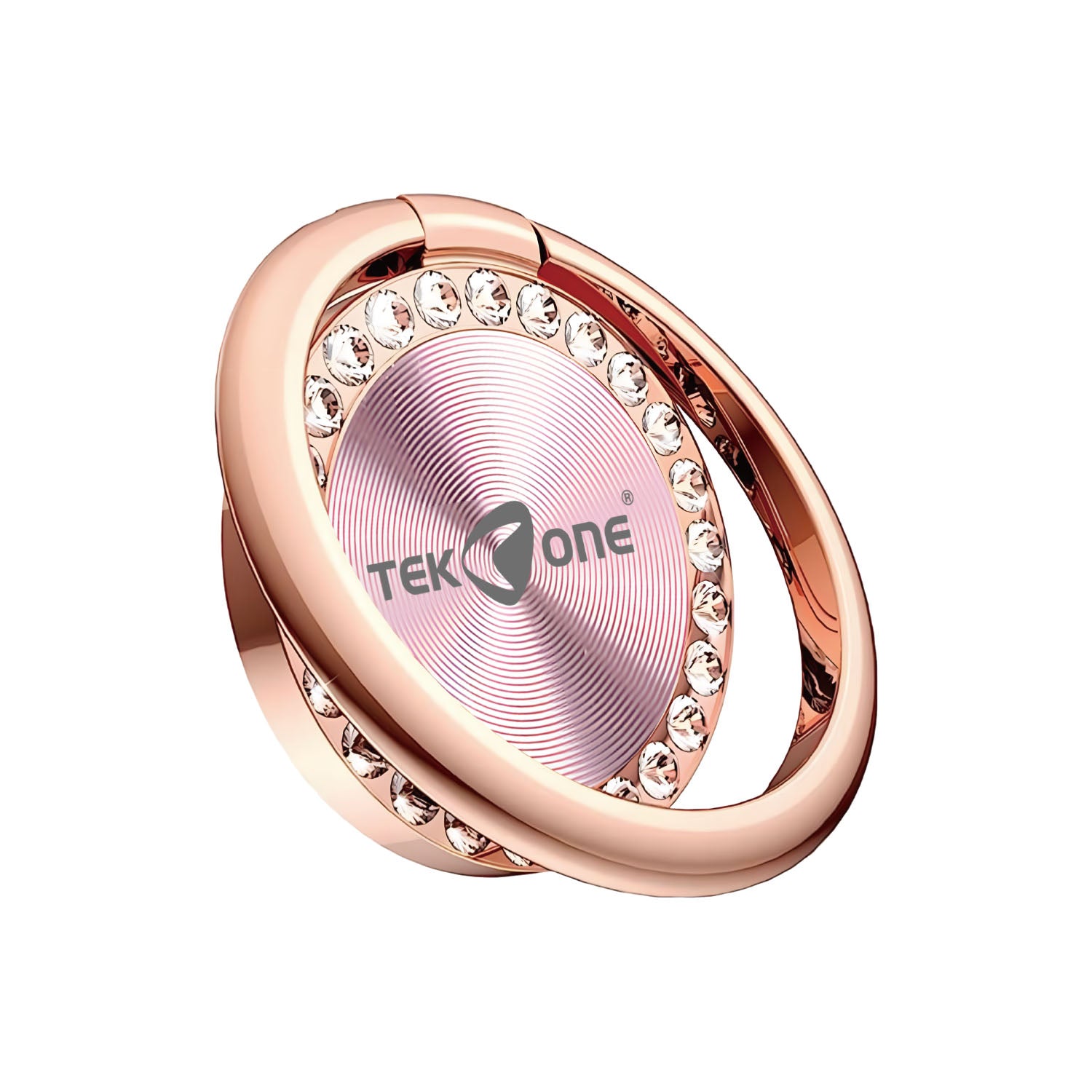 Anello Adesivo TekOne con Cristalli – Elegante e Girevole a 360 Gradi