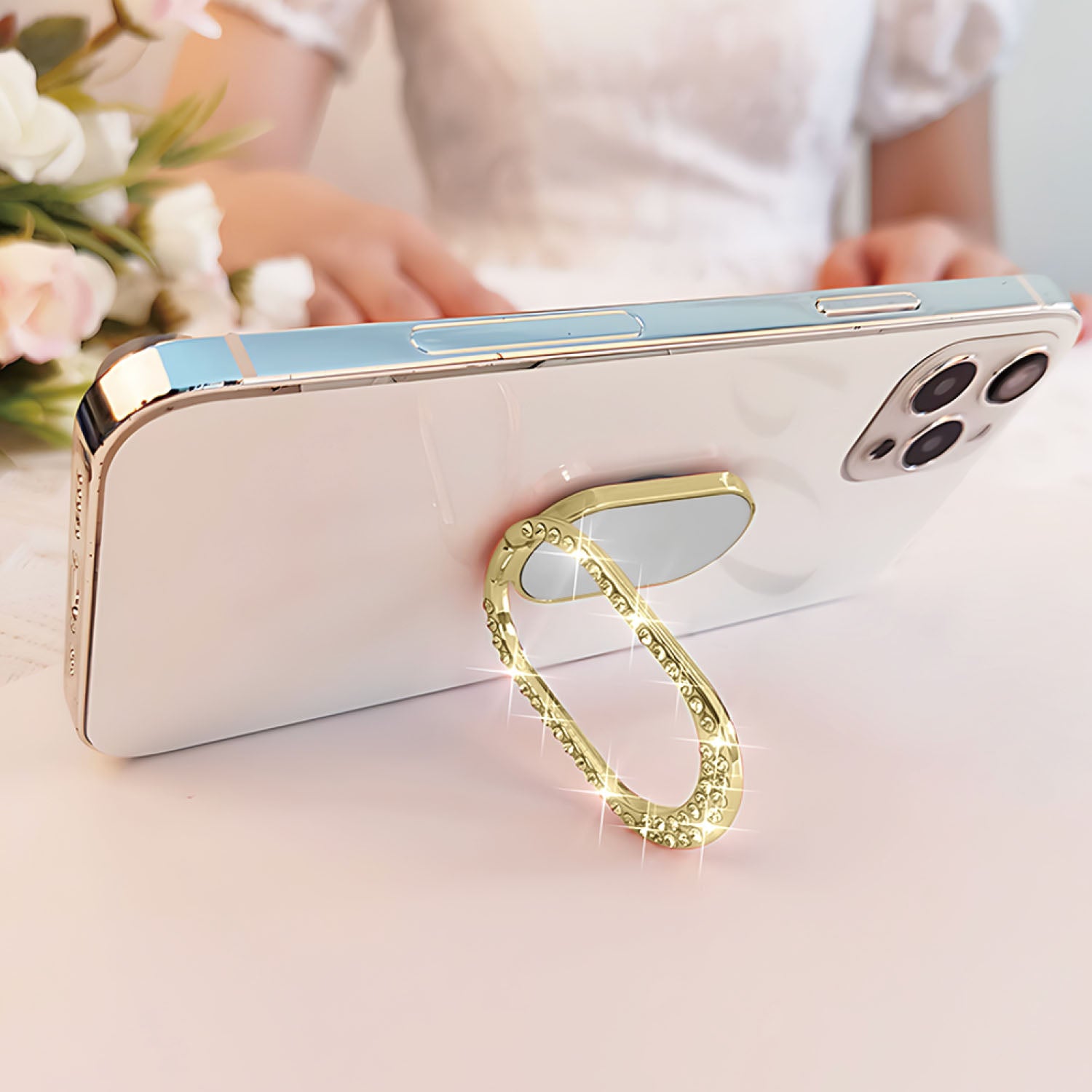 Anello Adesivo TekOne con Specchio – Girevole a 360 Gradi ed Elegante