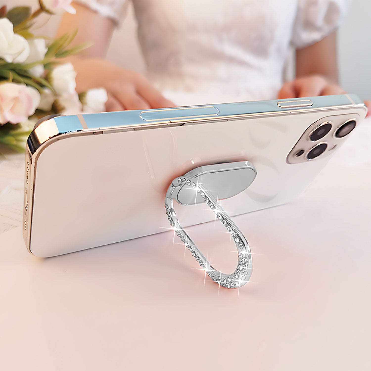 Anello Adesivo TekOne con Specchio – Girevole a 360 Gradi ed Elegante