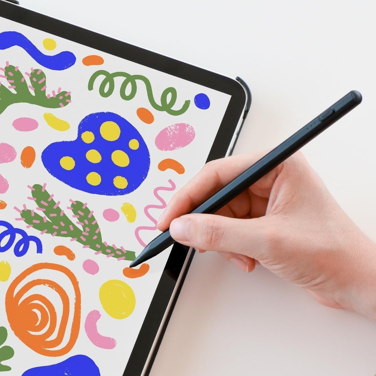 Penna Touch A Doppia Punta Con Sensore Di Pressione – Per Tablet E Schermi, In ABS, Ideale Per Studio E Design