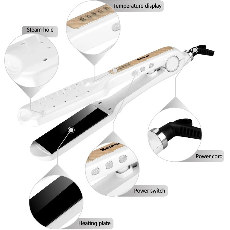 TekOne Piastra Lisciante Professionale per Capelli con Controllo della Temperatura