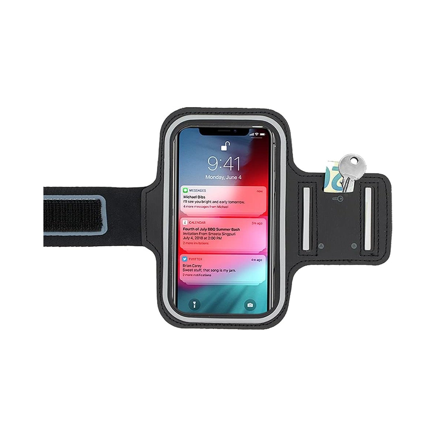 Fascia da Braccio Sportiva TekOne – Universale fino a 7 Pollici