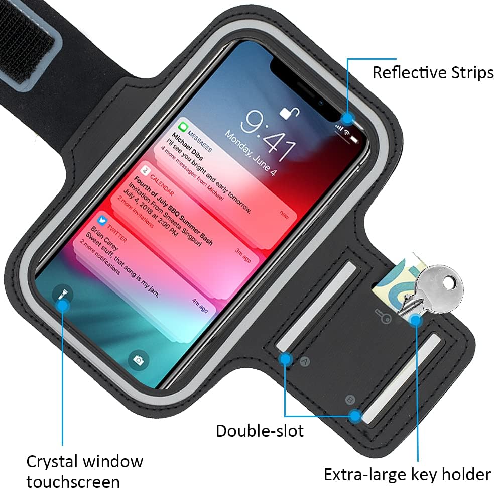 Fascia da Braccio Sportiva TekOne – Universale fino a 7 Pollici