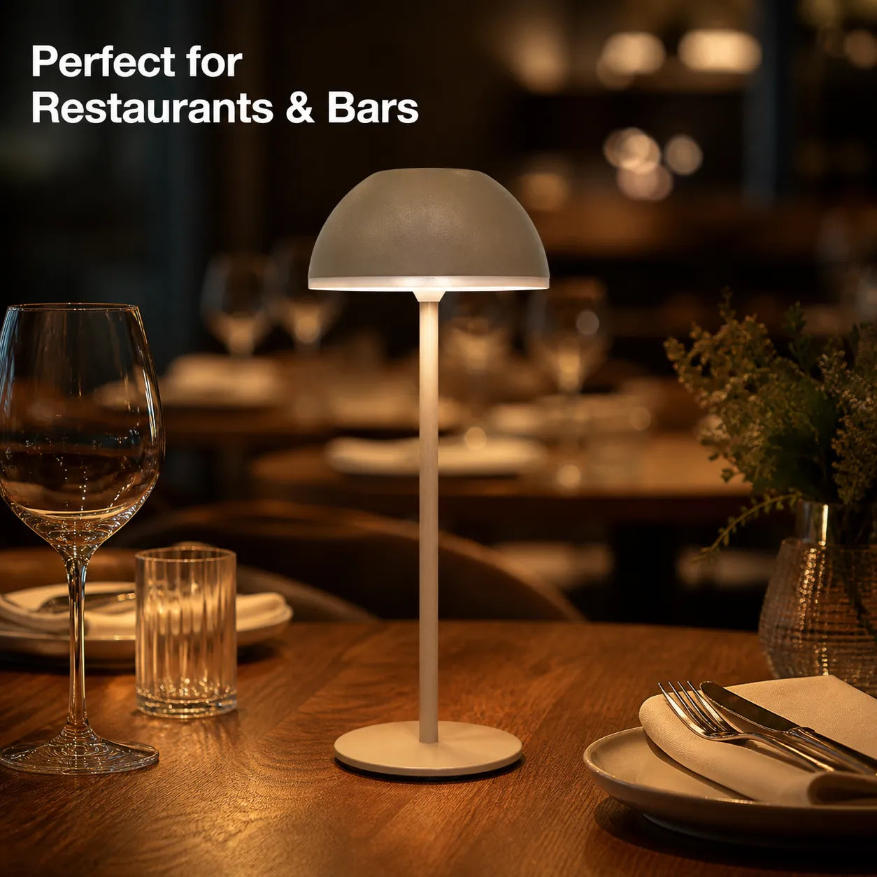 Tekone Lampada da Tavolo LED Ricaricabile Touch 3 Luci USB-C