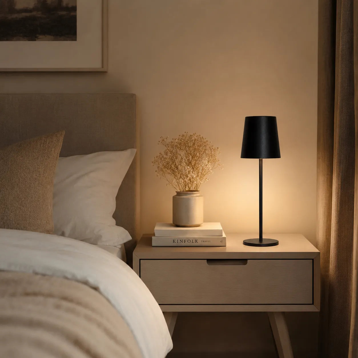 Tekone Lampada da Tavolo LED Ricaricabile Touch USB-C 2W 3 CCT