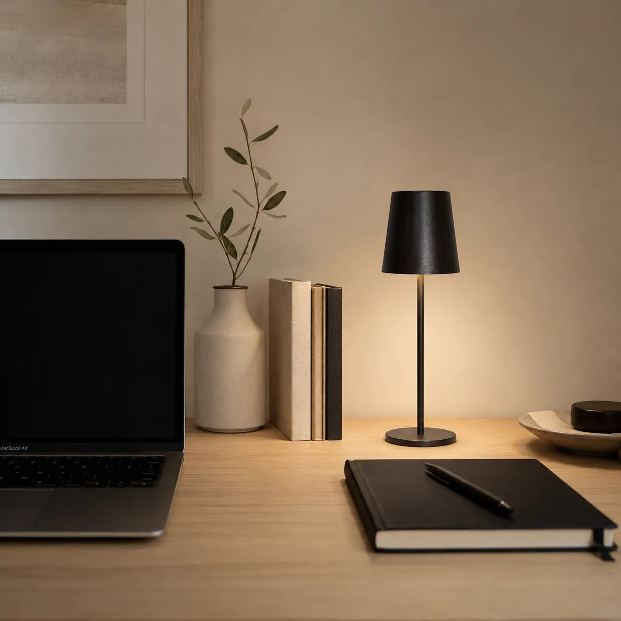 Tekone Lampada da Tavolo LED Ricaricabile Touch USB-C 2W 3 CCT