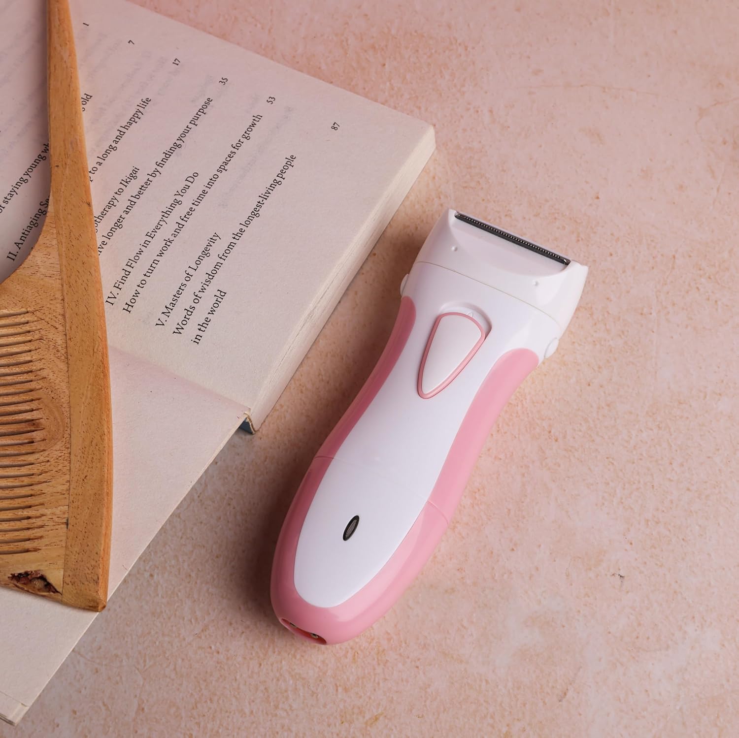 TekOne Depilatore Portatile Ricaricabile con Testina Rimovibile