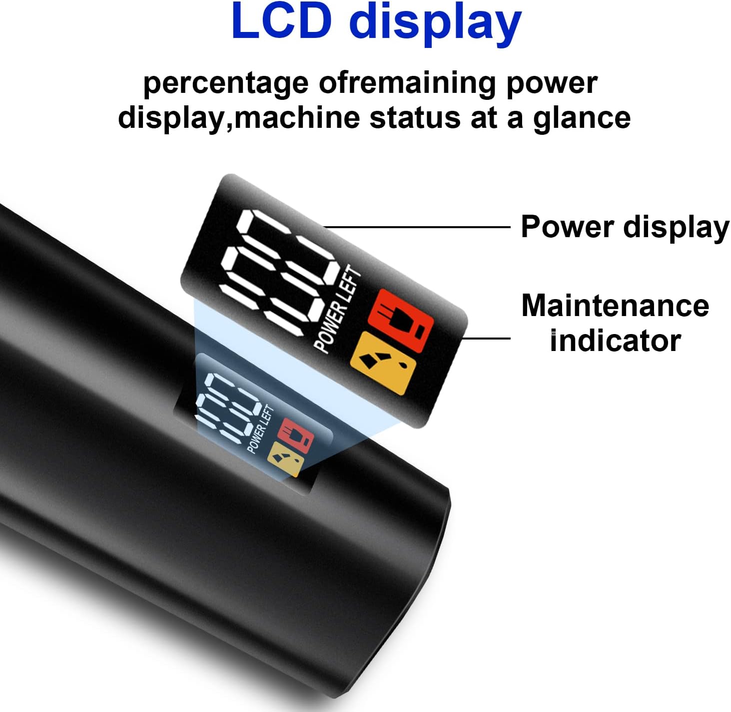 Tagliacapelli Ricaricabile TekOne – 210 Min Autonomia, Ricarica USB, Display LED