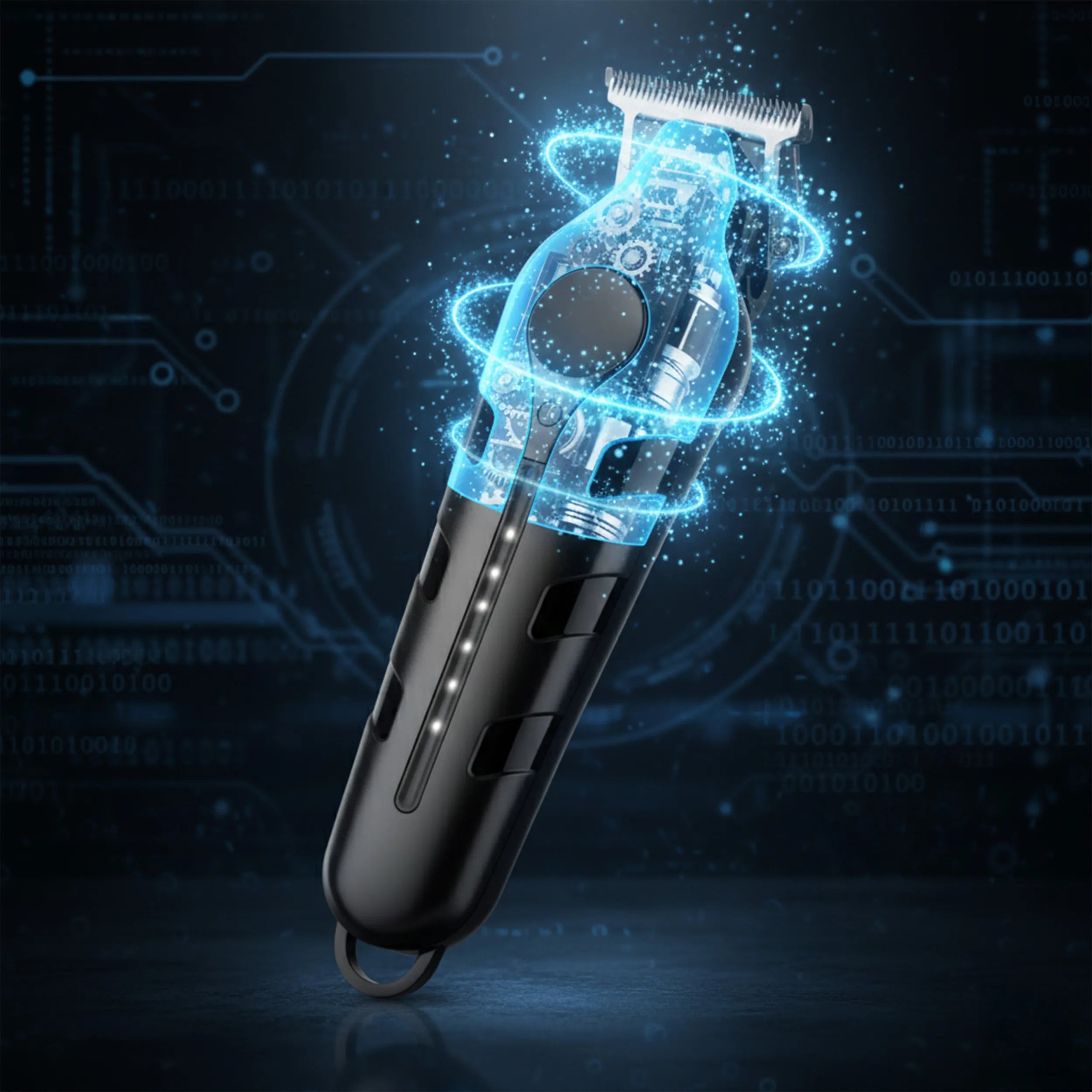 Tekone Tagliacapelli Professionale Ricaricabile con Lama in Acciaio e 4 Pettini