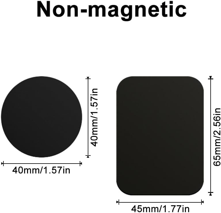 Placchetta di Metallo TekOne per Supporti Smartphone – Adesivo 3M
