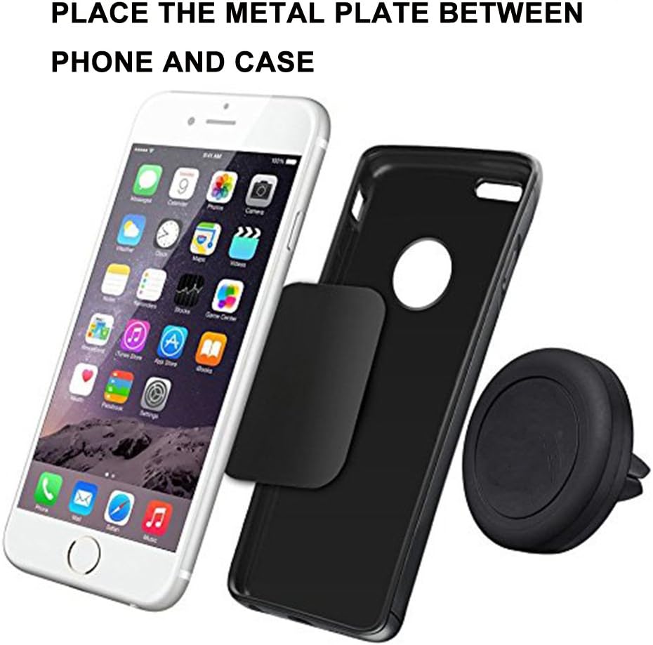 Placchetta di Metallo TekOne per Supporti Smartphone – Adesivo 3M