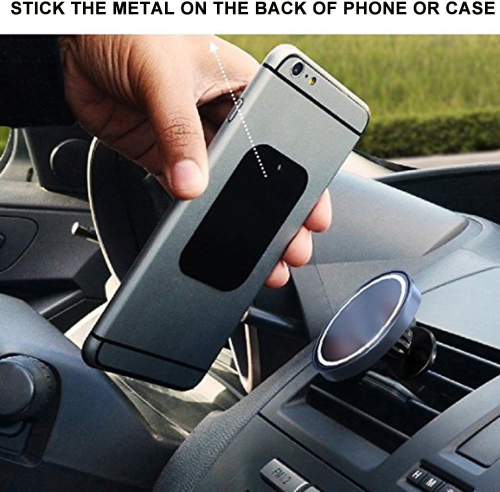 Placchetta di Metallo TekOne per Supporti Smartphone – Adesivo 3M