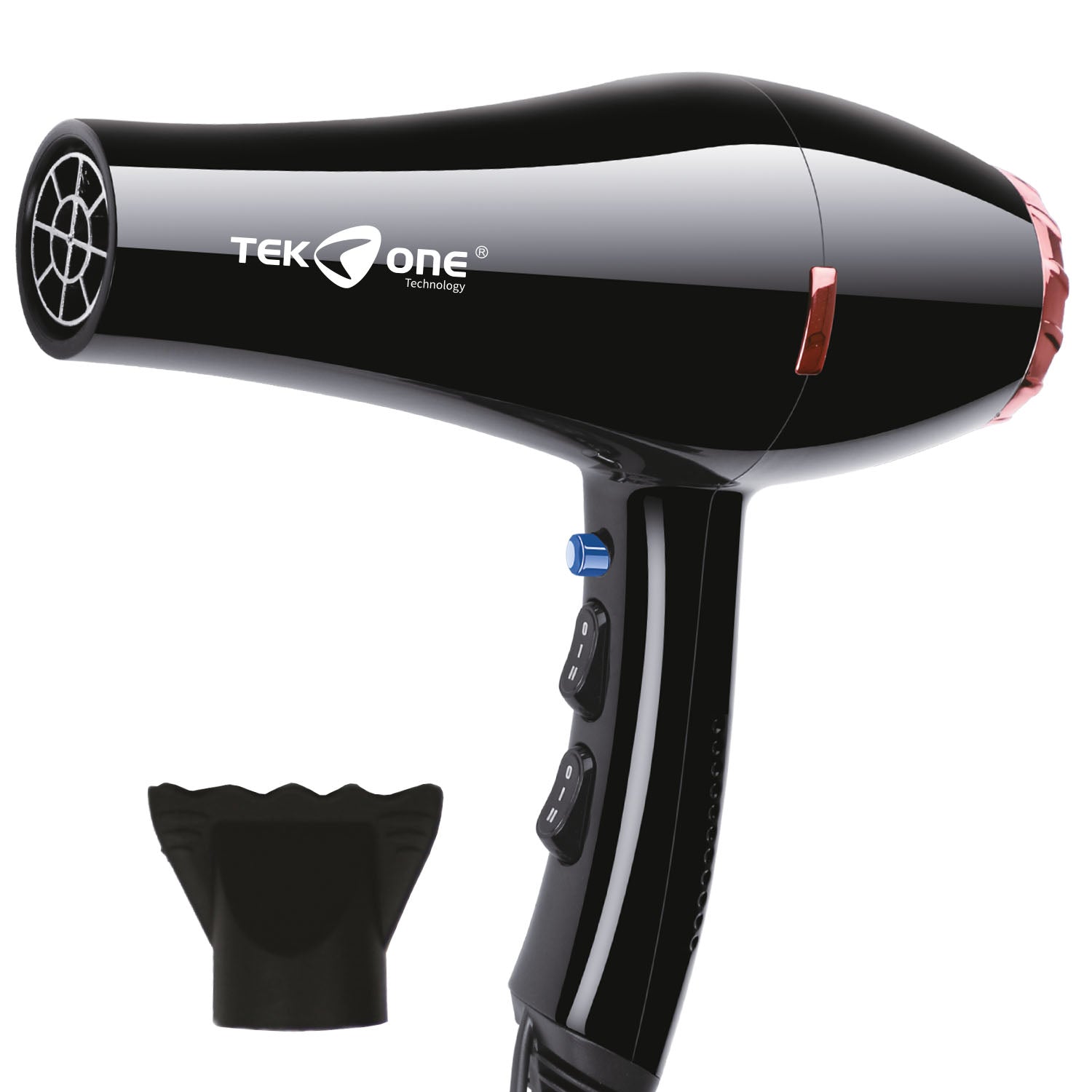 TekOne Asciugacapelli Professionale 1800W - Potenza Extreme