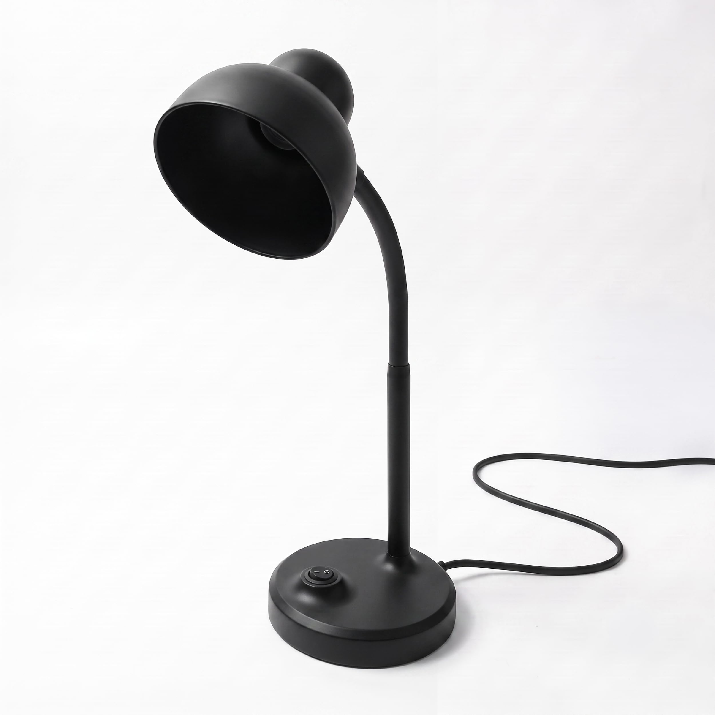 Lampada da Tavolo E14 con Collo Flessibile e Interruttore
