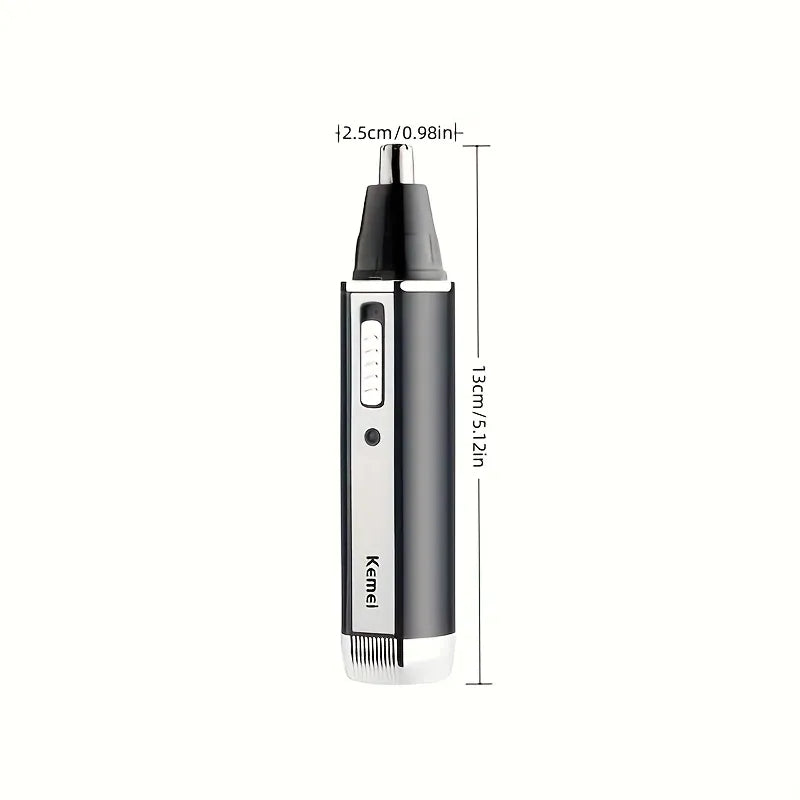 TekOne Rifinitore 3 in 1 per Barba, Naso e Orecchie - Lame in Acciaio e Batteria Ricaricabile