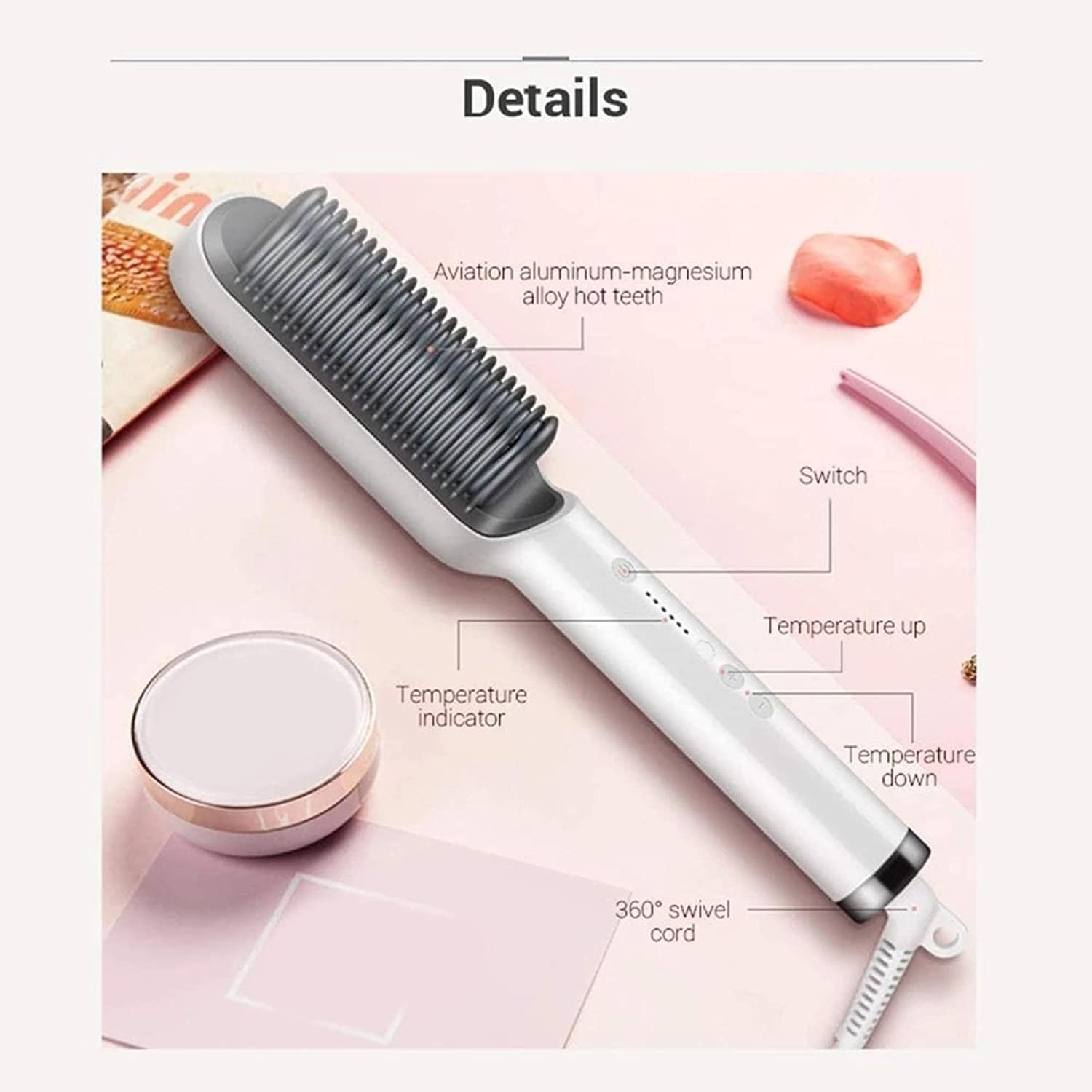 TekOne Spazzola Elettrica Modellante 2 in 1 Multi-Funzionale