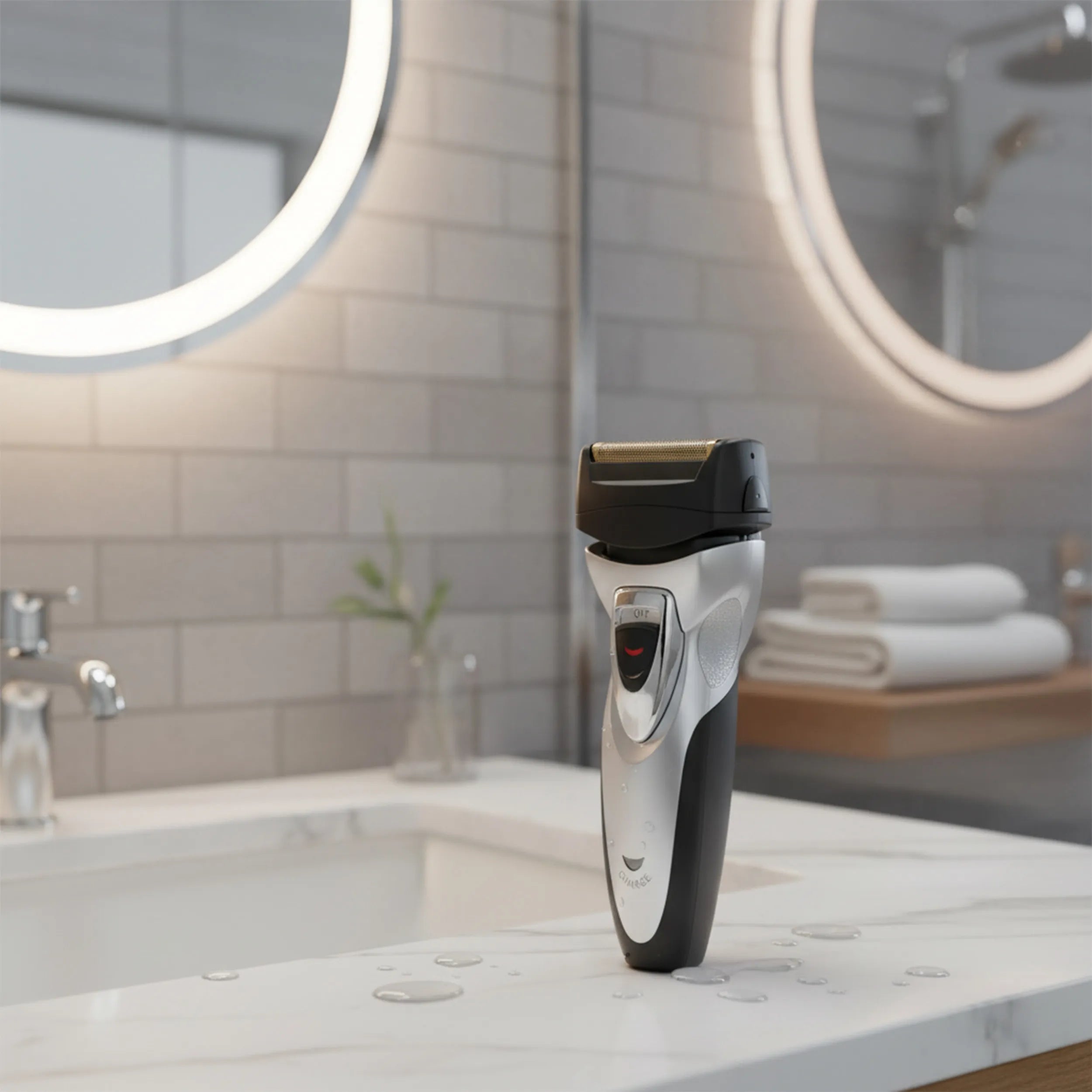 Tekone Rasoio Elettrico Ricaricabile Professionale con Testina a Scomparsa