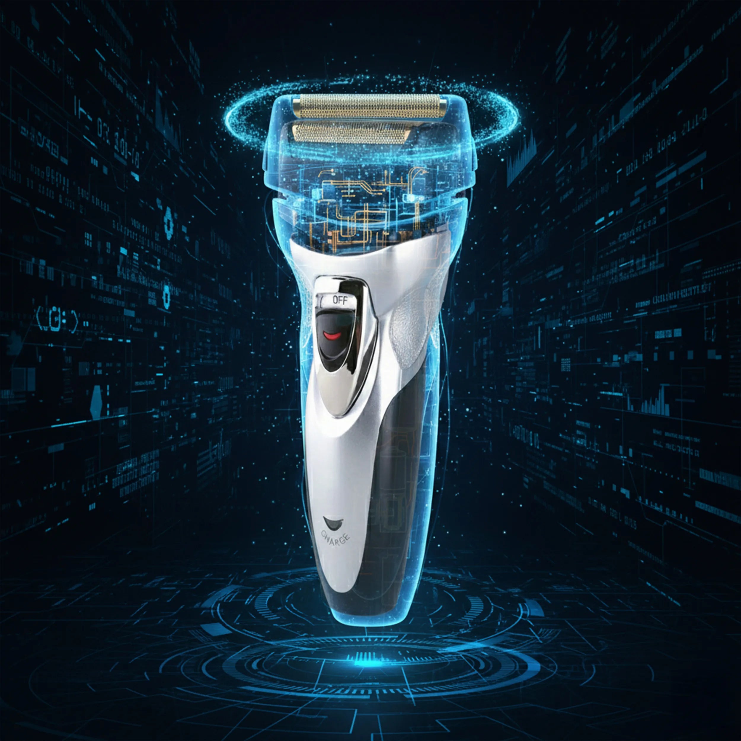 Tekone Rasoio Elettrico Ricaricabile Professionale con Testina a Scomparsa