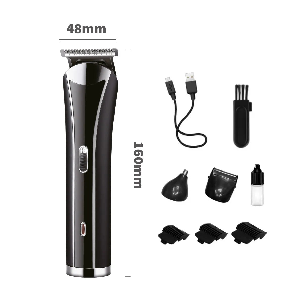 Tekone Tagliacapelli Multifunzione 3 in 1 con Lame in Acciaio