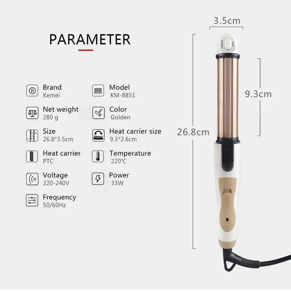 TekOne Piastra per Capelli 2in1 - Lisciante e Arricciacapelli