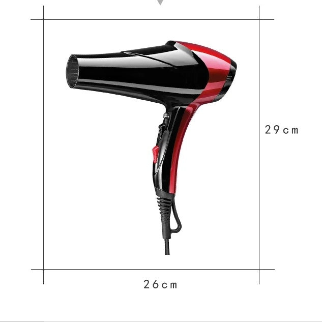 TekOne Asciugacapelli Professionale 2 in 1 - 220V, 50Hz, con Beccuccio