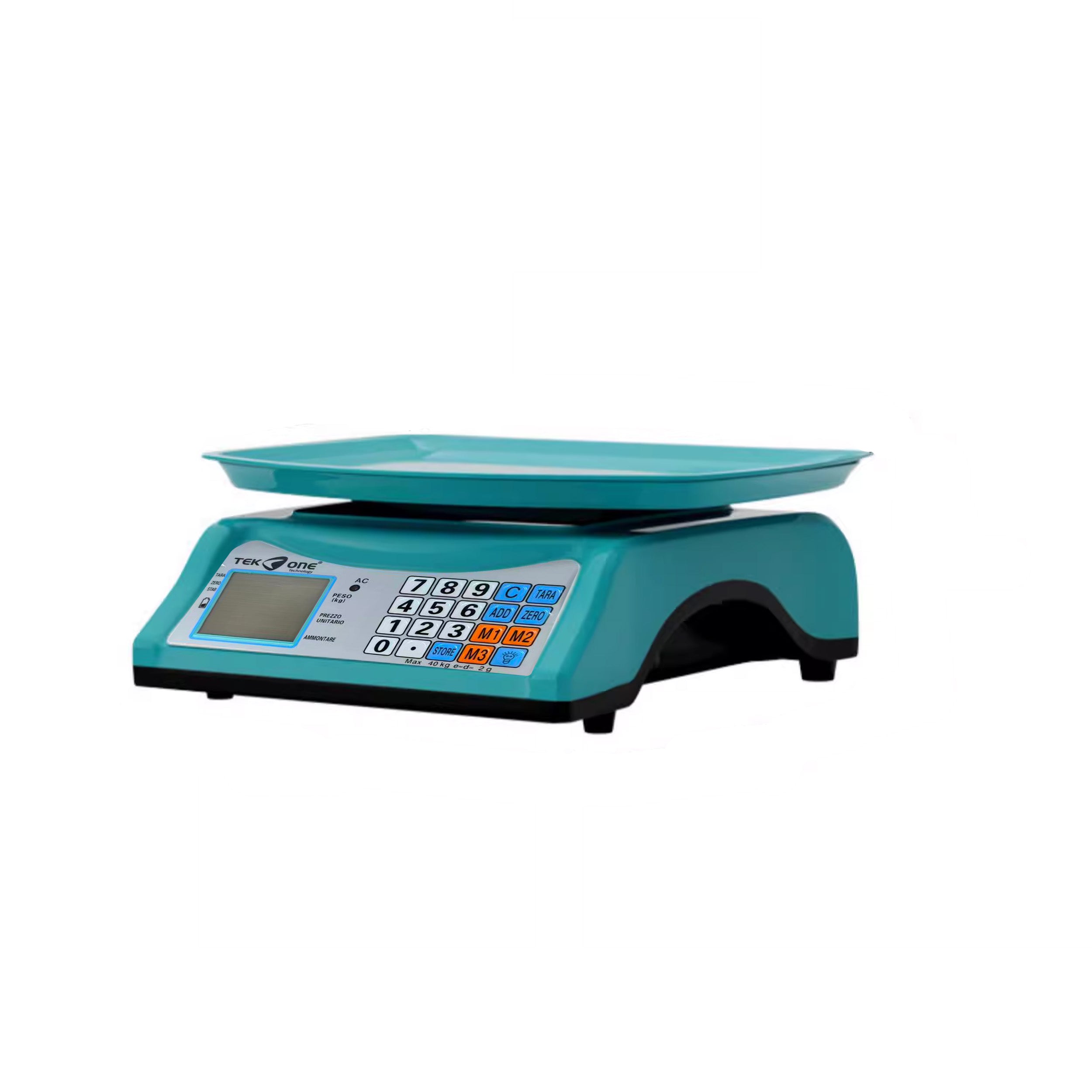 Bilancia da Banco Professionale Tekone ACS-A11 con Display LCD 40Kg