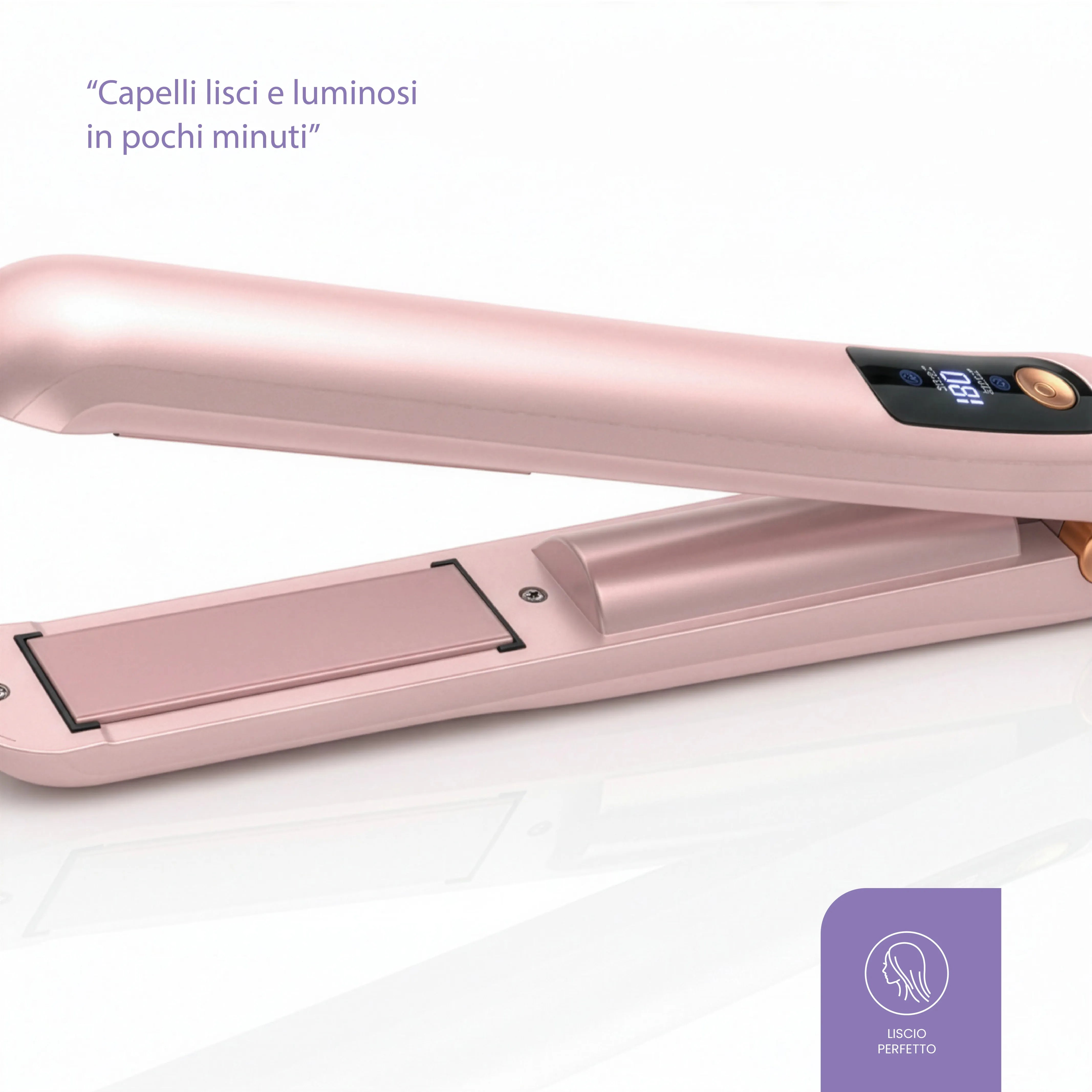 Tekone Piastra Lisciante Ricaricabile 32W con Batteria 4500mAh e USB